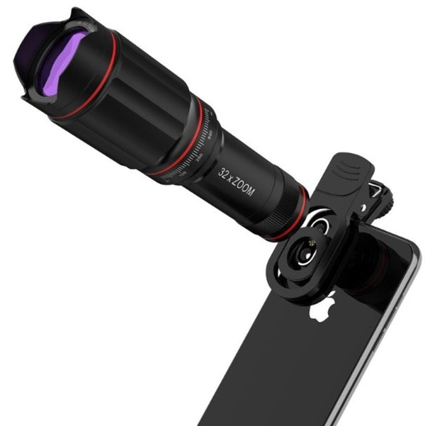 Ultra Crystal HD 32x Zoom Telescope Mobile Phone Camera Lens Set - Yahko Merchandise
