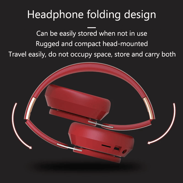 Ultra Long Battery Life Bluetooth 5.0 Wireless Stereo Headphones - Yahko Merchandise