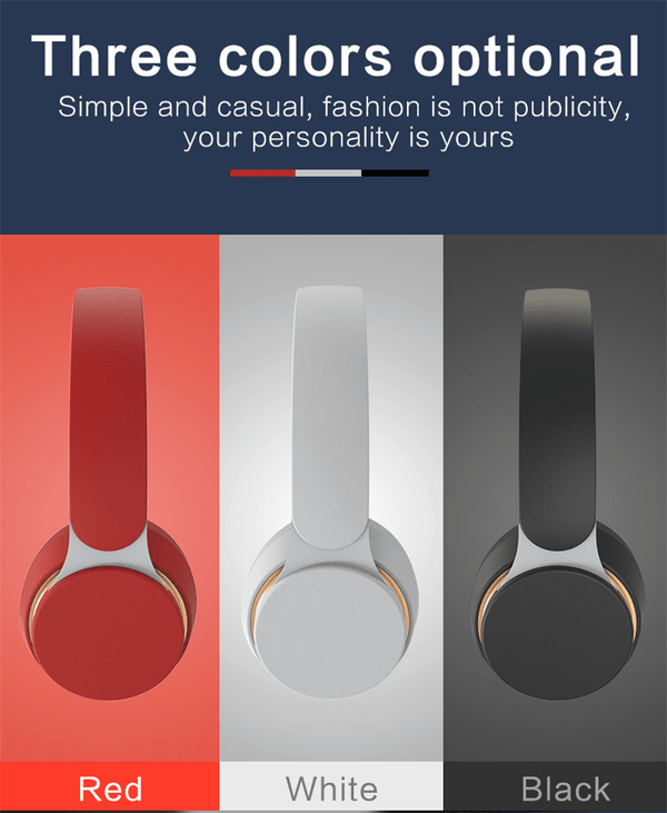 Ultra Long Battery Life Bluetooth 5.0 Wireless Stereo Headphones - Yahko Merchandise