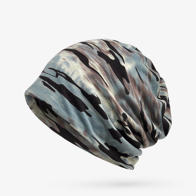 Unisex Camouflage Beanies Hats For Men and Women Flexible Turban Hats Ring Scarf Hip Hop Skullies Beanies Hedging Cap - Yahko Merchandise