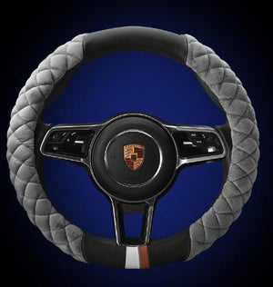 Universal Car Steering Wheel Cover Winter Decoration Cute 38cm Plush Footprint Auto Automobile Vehicle Steering Wheel Protector - Yahko Merchandise
