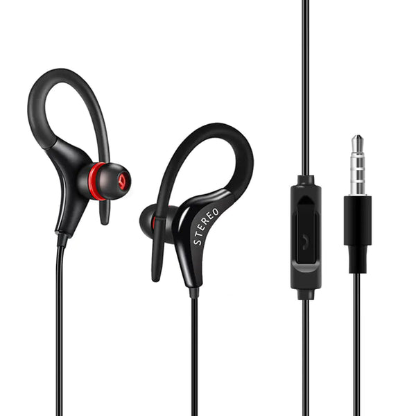 Universal In - Ear Sports Headphones with Microphone - Yahko Merchandise