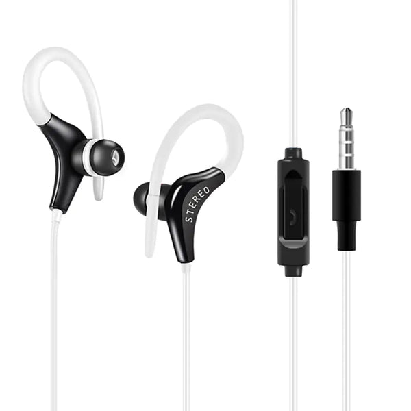 Universal In - Ear Sports Headphones with Microphone - Yahko Merchandise