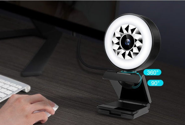 Usb Computer Web Camera 1080P Fill Light Beauty Uvc Songhan Pc Camera 2 Million Computer Camera - Yahko Merchandise