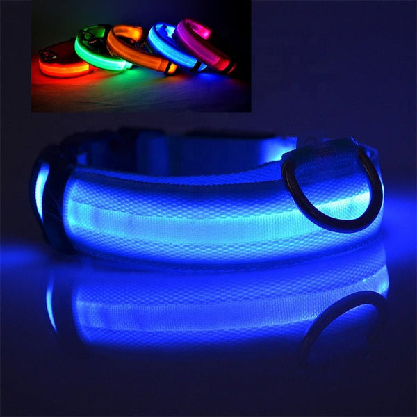 USB RECHARGEABLE LED PET DOG COLLAR - Yahko Merchandise