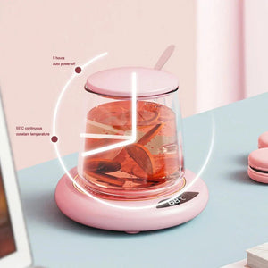 USB Smart Coffee Mug Warmer with Digital Display - Yahko Merchandise