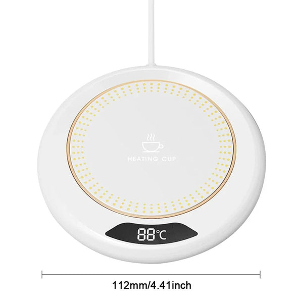 USB Smart Coffee Mug Warmer with Digital Display - Yahko Merchandise