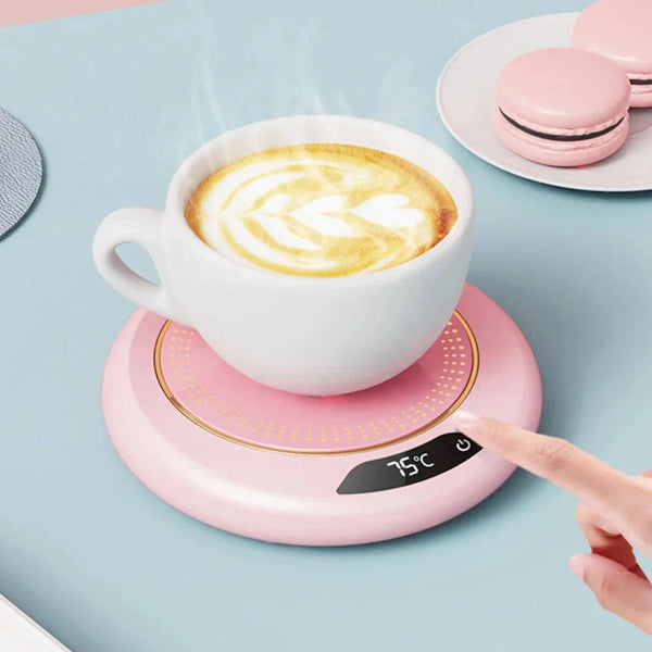 USB Smart Coffee Mug Warmer with Digital Display - Yahko Merchandise