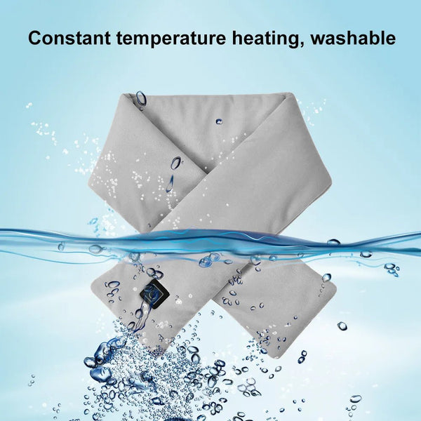 USB Women Men Heating Scarf Temperature Scarf 3 Gears Adjustable USB Charging Heat Control Neck Warmer For Cycling Camping USB Heated Scarf - Temperature Adjustable Heating Scarf - Yahko Merchandise