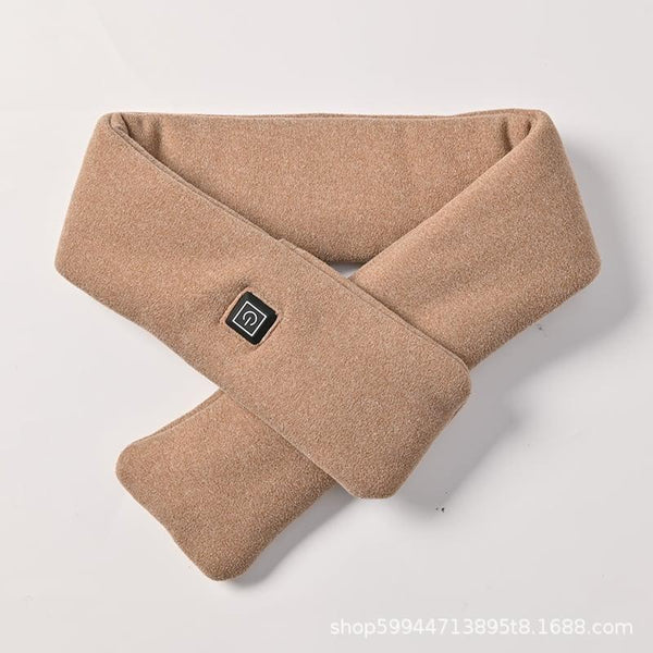USB Women Men Heating Scarf Temperature Scarf 3 Gears Adjustable USB Charging Heat Control Neck Warmer For Cycling Camping USB Heated Scarf - Temperature Adjustable Heating Scarf - Yahko Merchandise