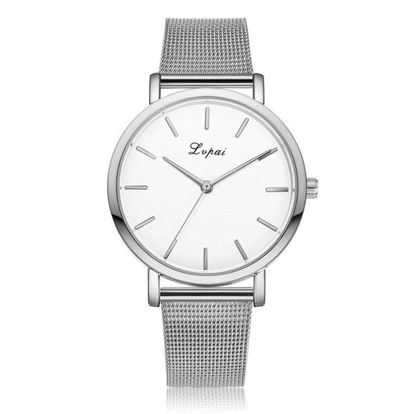Vansvar fashion brand silver and gold mesh band creative marble wristwatch casual women quartz watches gift relogio feminino - Yahko Merchandise