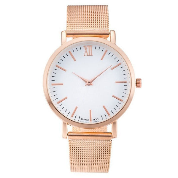 Vansvar fashion brand silver and gold mesh band creative marble wristwatch casual women quartz watches gift relogio feminino - Yahko Merchandise