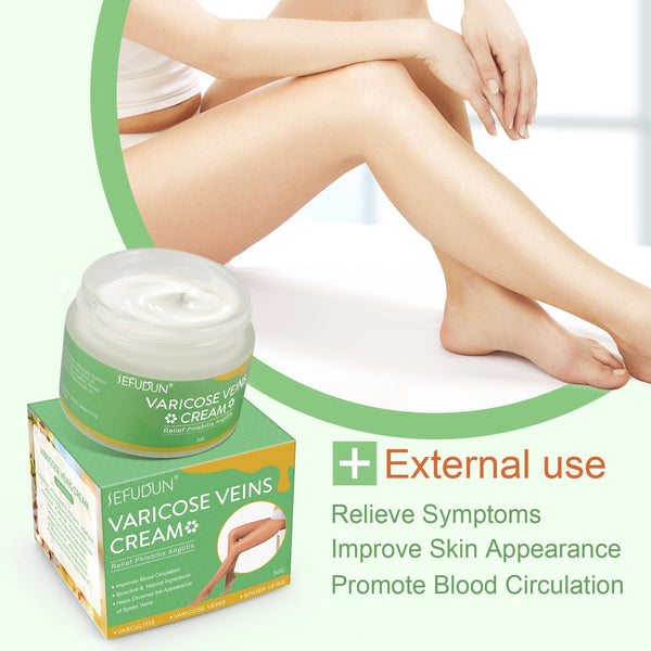 Vein Cream Red Blood Streaks Repair Earthworm Leg Bruises Bulge Relief Pain Safflower Skin care lotion Varicose Cream - Yahko Merchandise