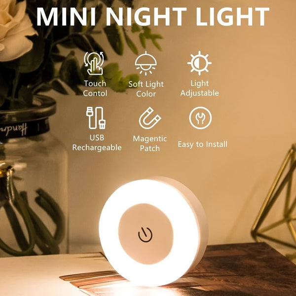 Versatile LED Touch Night Light for Home Decor - Yahko Merchandise