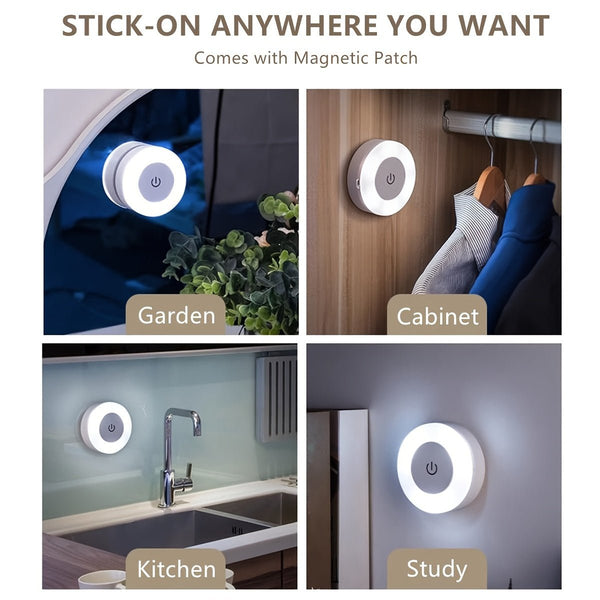 Versatile LED Touch Night Light for Home Decor - Yahko Merchandise