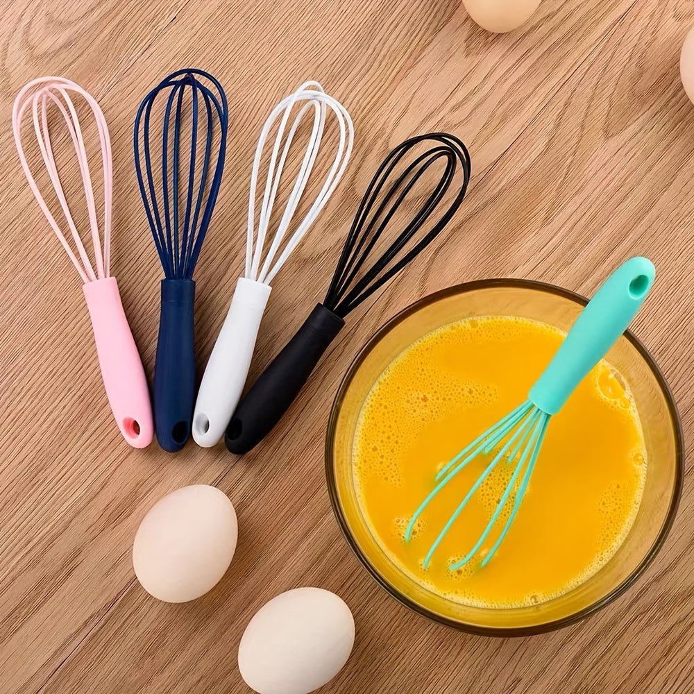 Vibrant Mini Silicone Whisk Essential Home Baking Tool - Yahko Merchandise