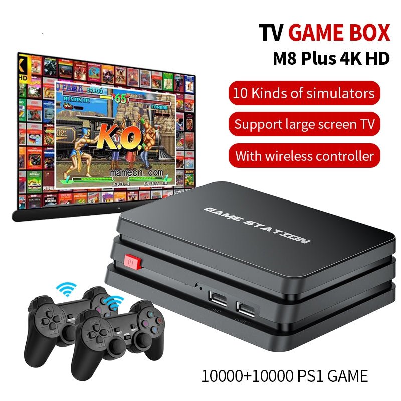 Video Game Consoles Built - in 10000+Games With Wireless Controller - Yahko Merchandise