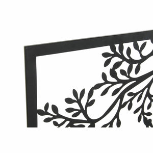 Wall Decoration DKD Home Decor 98 x 1 x 98 cm Black Birds (2 Units) - Yahko Merchandise