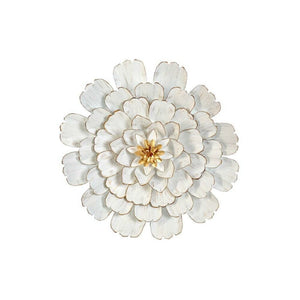 Wall Decoration DKD Home Decor Golden Metal White (60 x 9 x 60 cm) - Yahko Merchandise