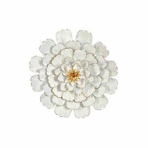 Wall Decoration DKD Home Decor Golden Metal White (60 x 9 x 60 cm) - Yahko Merchandise