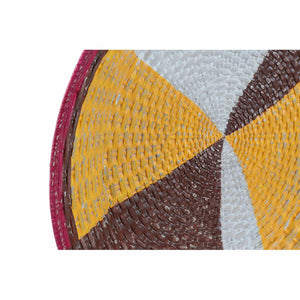 Wall Decoration DKD Home Decor Multicolour Boho 34,5 x 3,5 x 34,5 cm - Yahko Merchandise