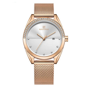 Waterproof Calendar Women Quartz Watch - Yahko Merchandise