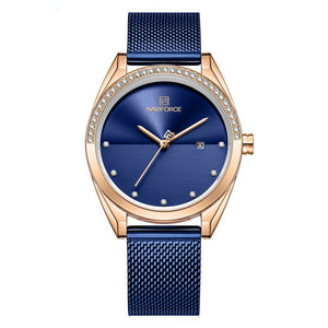 Waterproof Calendar Women Quartz Watch - Yahko Merchandise