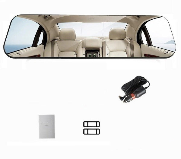 White glass white mirror new driving recorder - Yahko Merchandise