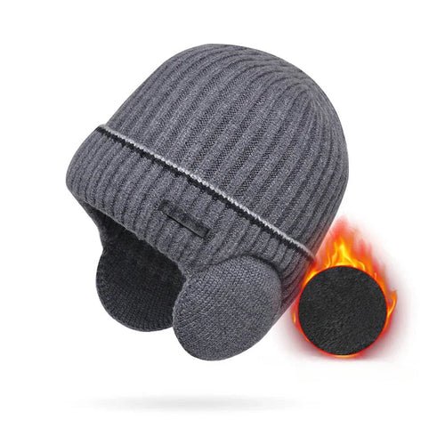 Winter Hats for Men and Women Unisex Knit Wool Hat Thick Fleece Lined - Yahko Merchandise