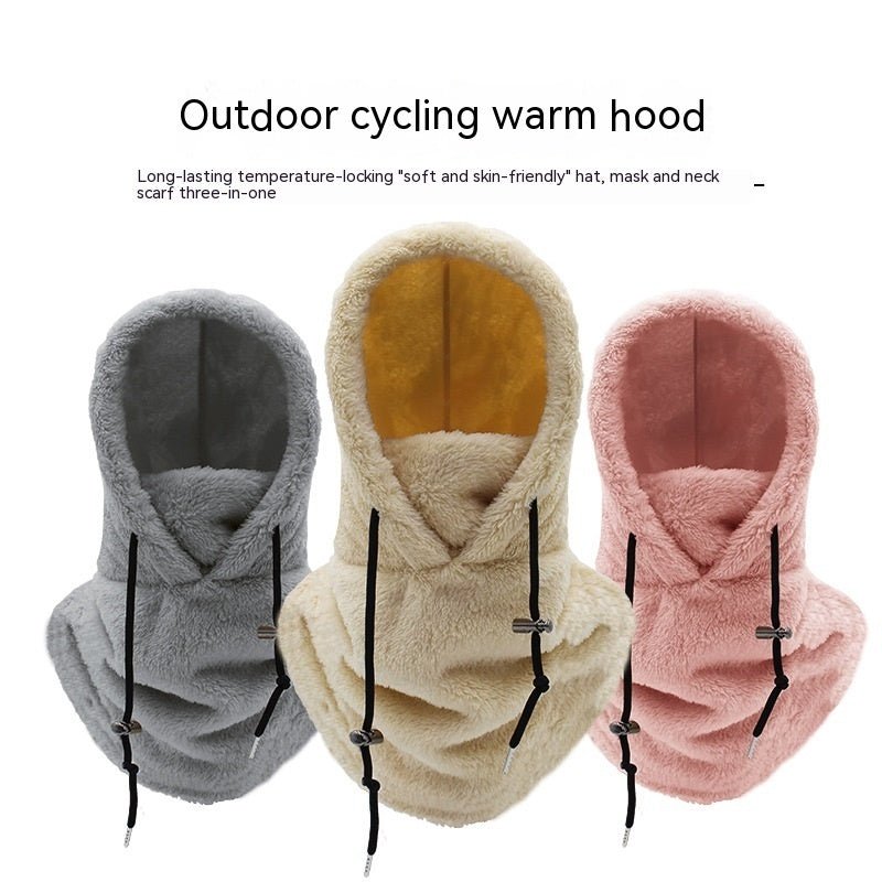 Winter Outdoors Cycling Sports Wind - proof Cap Cold Protection Thickening Scarf Hat - Yahko Merchandise