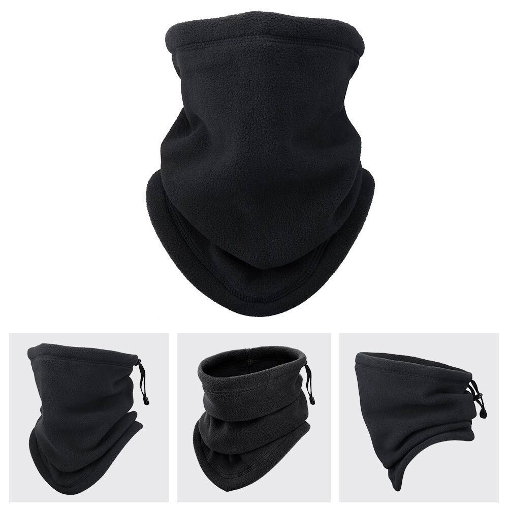 Winter Windproof Scarves Fleece Tube Scarf Mask Soft Half Face Cover SKi Snowboard Neck Warmer Gaiter Fashion Women Men Winter Fleece Face Mask Scarf Balaclava Neck Warmer - Yahko Merchandise