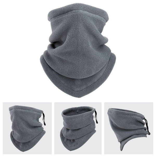 Winter Windproof Scarves Fleece Tube Scarf Mask Soft Half Face Cover SKi Snowboard Neck Warmer Gaiter Fashion Women Men Winter Fleece Face Mask Scarf Balaclava Neck Warmer - Yahko Merchandise