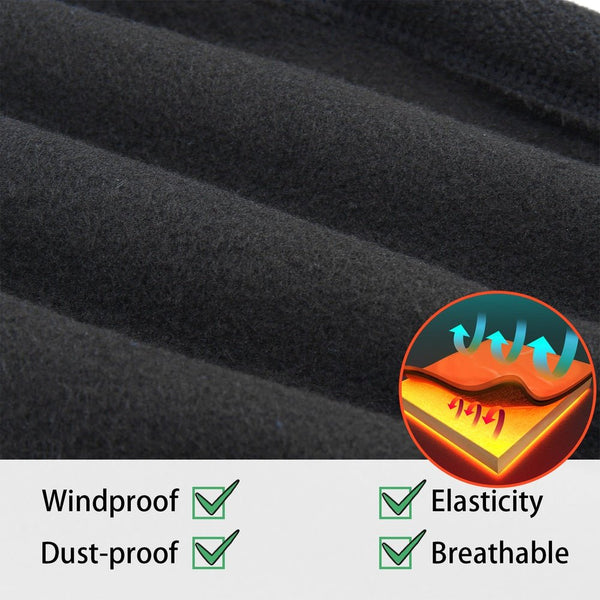 Winter Windproof Scarves Fleece Tube Scarf Mask Soft Half Face Cover SKi Snowboard Neck Warmer Gaiter Fashion Women Men Winter Fleece Face Mask Scarf Balaclava Neck Warmer - Yahko Merchandise
