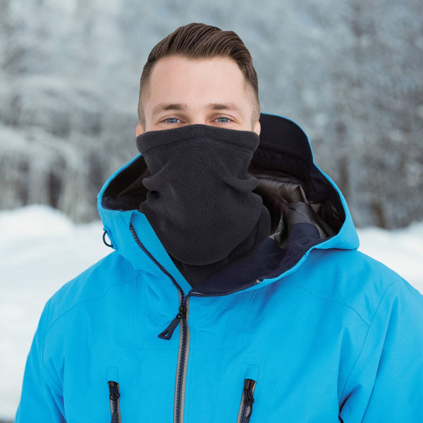 Winter Windproof Scarves Fleece Tube Scarf Mask Soft Half Face Cover SKi Snowboard Neck Warmer Gaiter Fashion Women Men Winter Fleece Face Mask Scarf Balaclava Neck Warmer - Yahko Merchandise