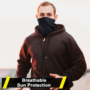 Winter Windproof Scarves Fleece Tube Scarf Mask Soft Half Face Cover SKi Snowboard Neck Warmer Gaiter Fashion Women Men Winter Fleece Face Mask Scarf Balaclava Neck Warmer - Yahko Merchandise
