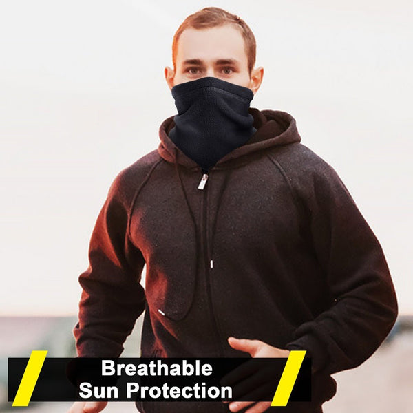 Winter Windproof Scarves Fleece Tube Scarf Mask Soft Half Face Cover SKi Snowboard Neck Warmer Gaiter Fashion Women Men Winter Fleece Face Mask Scarf Balaclava Neck Warmer - Yahko Merchandise