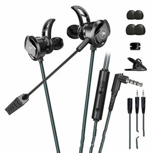 Wired Mobile Phone Computer Headset In - ear Long Mic Gaming - Yahko Merchandise