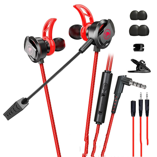 Wired Mobile Phone Computer Headset In - ear Long Mic Gaming - Yahko Merchandise
