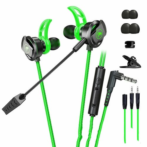 Wired Mobile Phone Computer Headset In - ear Long Mic Gaming - Yahko Merchandise