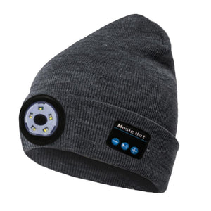 Wireless Bluetooth LED Hat with Music Speakers Light Winter Gift - Yahko Merchandise