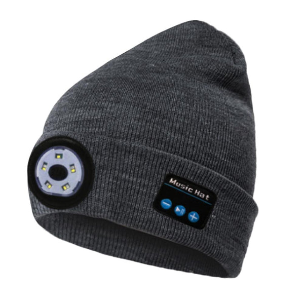 Wireless Bluetooth LED Hat with Music Speakers Light Winter Gift - Yahko Merchandise