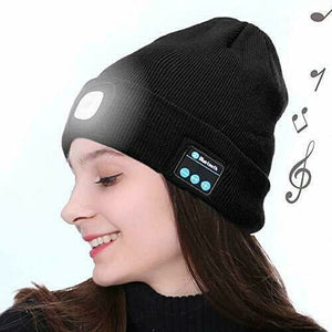 Wireless Bluetooth LED Hat with Music Speakers Light Winter Gift - Yahko Merchandise