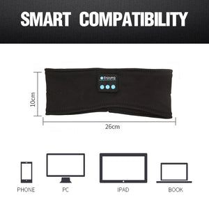 Wireless Bluetooth Sleeping Headphones Sports Headband Eye Mask - Yahko Merchandise