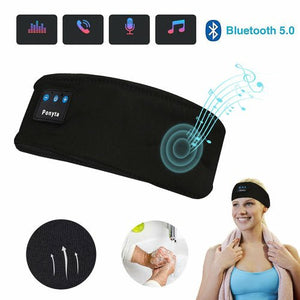 Wireless Bluetooth Sleeping Headphones Sports Headband Eye Mask - Yahko Merchandise