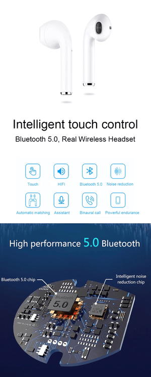 Wireless charging Bluetooth i10 TWS for Iphone12 Huawei Xiaomi - Yahko Merchandise