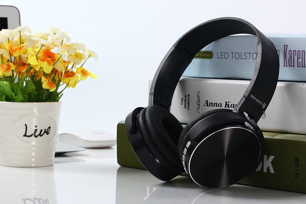 Wireless noise cancelling over ear bluetooth headphones - Yahko Merchandise