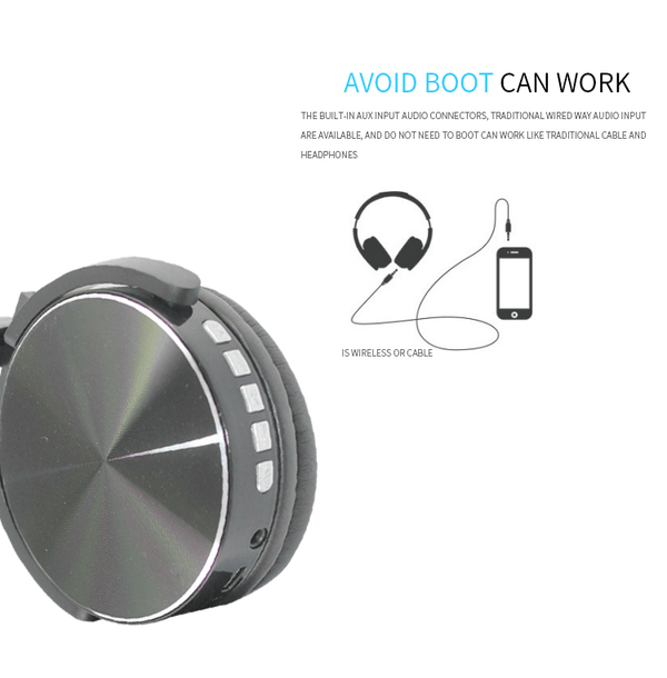 Wireless noise cancelling over ear bluetooth headphones - Yahko Merchandise