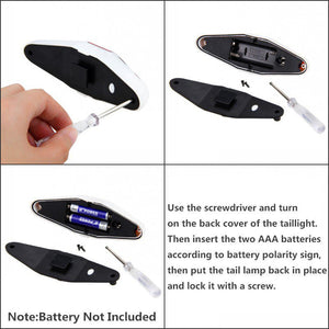 Wireless remote control bicycle taillight - Yahko Merchandise