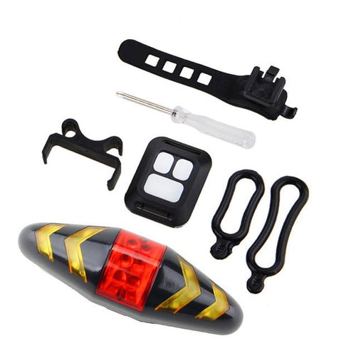 Wireless remote control bicycle taillight - Yahko Merchandise