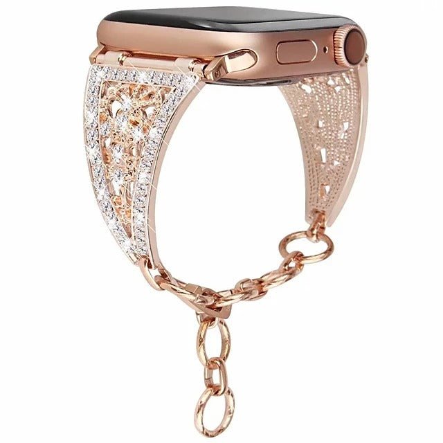 Women Diamond Band For Apple Watch All Series - Yahko Merchandise